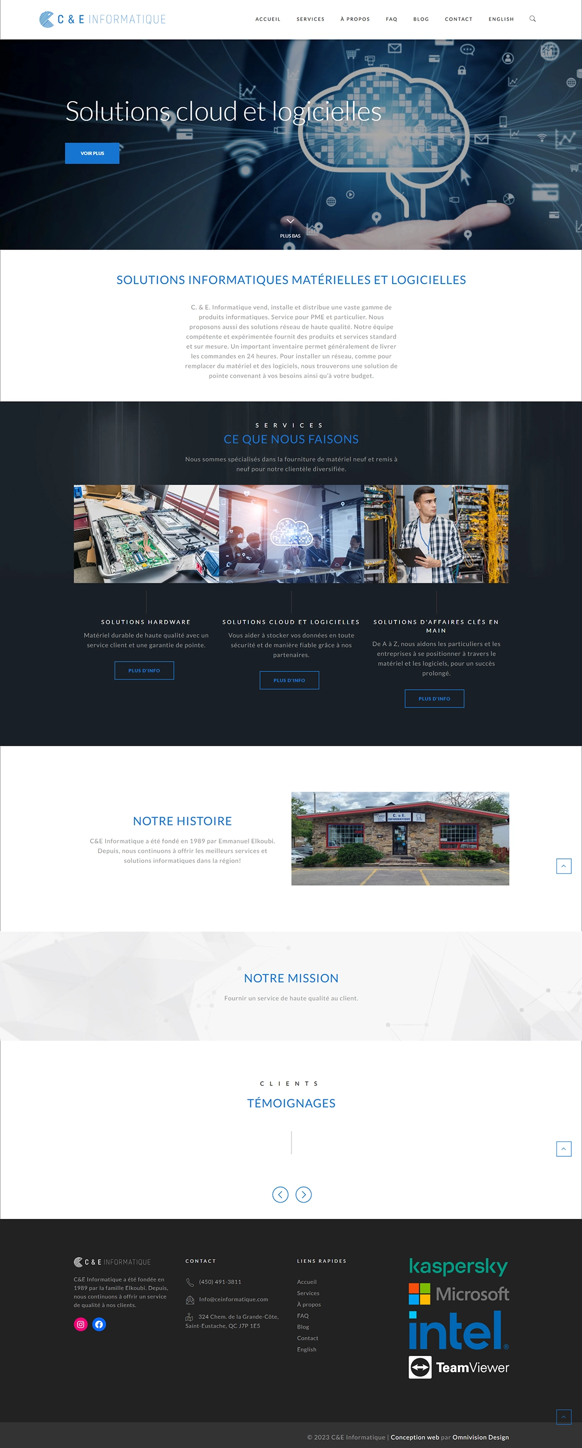 Website design
